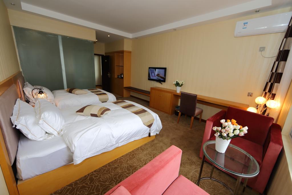 Panshan Tingquan Tuwo Holiday Resort Le-šan Pokoj fotografie