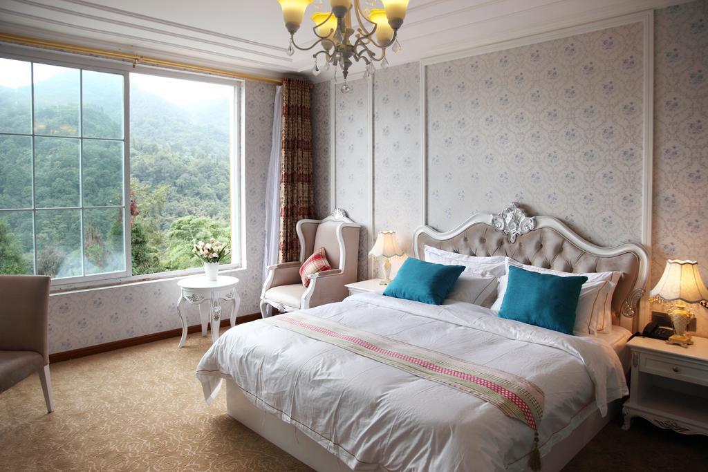 Panshan Tingquan Tuwo Holiday Resort Le-šan Pokoj fotografie